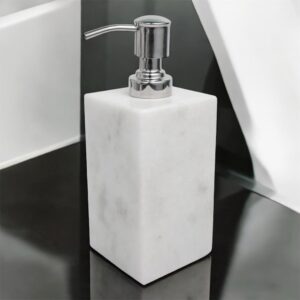 Marble Soap Dispenser ( White )