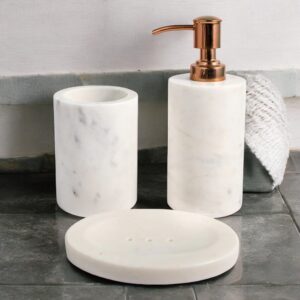Marble Bathroom Set ( Wonder White )