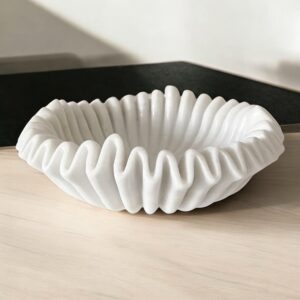 White  Marble  Fluted Uril